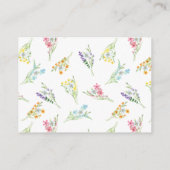 Carte D'accompagnement Devinez combien de Fleur sauvage Meadow Game Card (Dos)