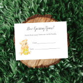 Carte D'accompagnement Devinez le jeu Boy Teddy Bear et Bee