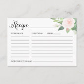 Carte D'accompagnement DEVON Teint Floral Végétal (Devant)