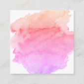 Carte D'accompagnement DIAPER RAFFLE Billet Pink Gold Baby shower (Dos)