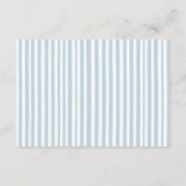 Carte D'accompagnement Diaper Raffle Card Blue Bear (Dos)