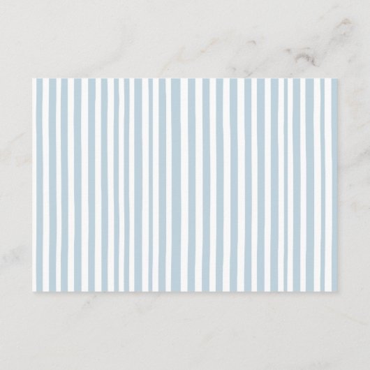 Carte D'accompagnement Diaper Raffle Card Blue Bear (Dos)