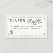 Carte D'accompagnement Diaper Raffle Coffee Brewing Brunch Baby Shower (Devant)
