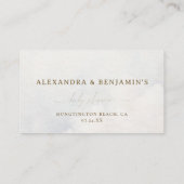 Carte D'accompagnement Diaper Raffle Moon Mobile Twinkle Baby Shower (Dos)