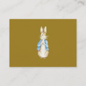 Carte D'accompagnement Diaper Raffle Peter Rabbit Baby Shower Ticket (Dos)