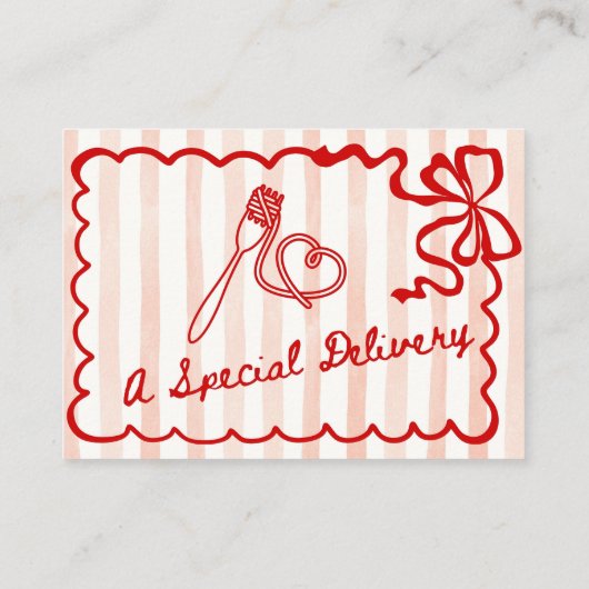 Carte D'accompagnement Diaper Raffle Red Bow Frame Enclosure Card (Dos)