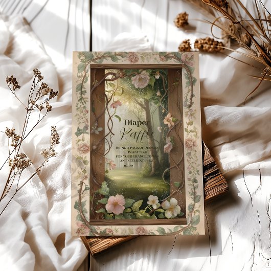 Carte D'accompagnement Diappeur de rayonnages de bois de Boho