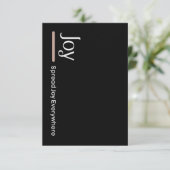 Carte D'accompagnement Diffuser La Joie Partout (Debout devant)