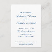 Dîner de répétition Mariage Newport RI