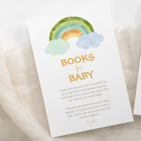 Dinosaur Moderne Baby shower Arc-En-Ciel Livres Po