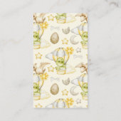 Carte D'accompagnement Dinosaur Thème Baby Diaper tombola (Dos)