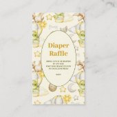 Carte D'accompagnement Dinosaur Thème Baby Diaper tombola (Devant)