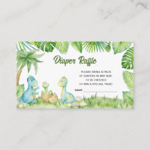 Dinosaure Baby shower Dinosaure Raffle