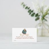 Carte D'accompagnement Dinosaure Neutre billet de tirage au sort (Debout devant)