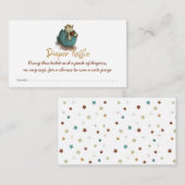 Carte D'accompagnement Dinosaure Neutre billet de tirage au sort (Devant / Derrière)