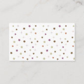 Carte D'accompagnement Dinosaure violet billet de tirage au sort (Dos)