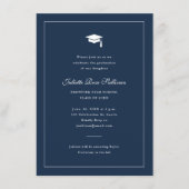 Carte D'accompagnement Diplôme de Typographie Simple (Devant)