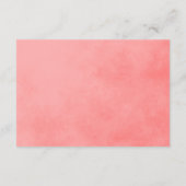 Carte D'accompagnement Direction de charme rose (Dos)