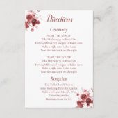 Carte D'accompagnement Direction florale de Bourgogne (Devant)