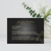 Carte D'accompagnement Direction PixDezines, Bar Mitzvah/noir+or (Debout devant)