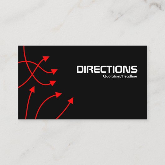 Carte D'accompagnement Directions (Devant)