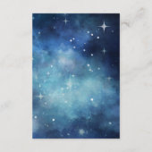 Carte D'accompagnement Directions de mariage céleste de pleine lune de ci (Dos)