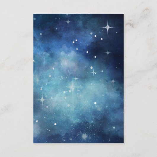 Carte D'accompagnement Directions de mariage céleste de pleine lune de ci (Dos)