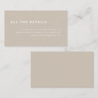 Disposition minimale | Beige avec Mariage blanc Dé