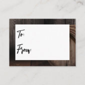 Carte D'accompagnement Dites non à l'enlèvement de la barelle de bois (Dos)