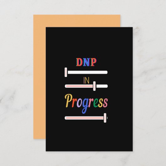 Carte D'accompagnement DNP dans Progress (Devant / Derrière)