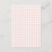 Carte D'accompagnement Dodle Brunch Bow Bow Baby shower Diapper Raffin (Dos)