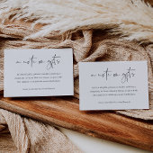 Carte D'accompagnement Don en remplacement de dons