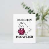 Carte D'accompagnement Donjon Meowster Chat Drôle (Debout devant)