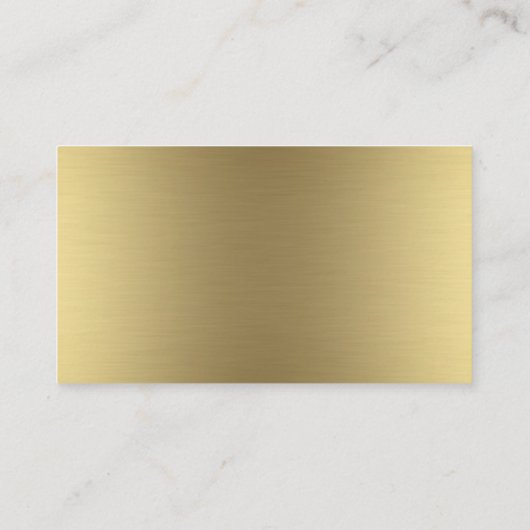Carte d'accompagnement dorée (Dos)