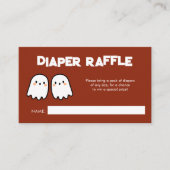 Carte D'accompagnement Double Trouble Twins Baby shower Déchets Raffle (Devant)
