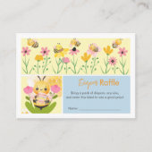 Carte D'accompagnement Douce aquarelle comme peut l'être Cadeau baby show (Devant)