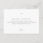 Carte D'accompagnement Douce Bébé Sprinkie Insertion (Devant)