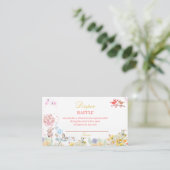 Carte D'accompagnement Douce Fête de Bébé Oiseaux d'Amour Teddy (Debout devant)