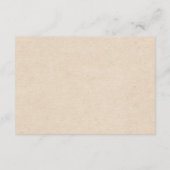 Carte D'accompagnement Douce Lavande Violette Rustique Kraft Mariage Réce (Dos)