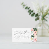 Carte D'accompagnement Douche à écran de Fête des mariées tropicale (Debout devant)