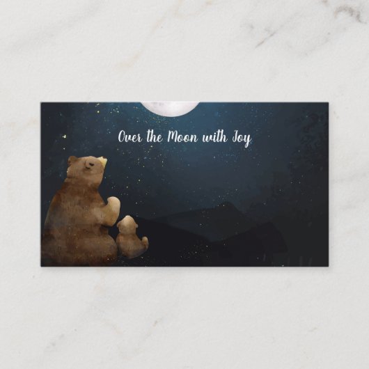 Carte D'accompagnement Douche À Écran Lune (Devant)