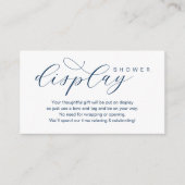 Carte D'accompagnement Douche à écran mariage, Élégance moderne minimalis (Devant)