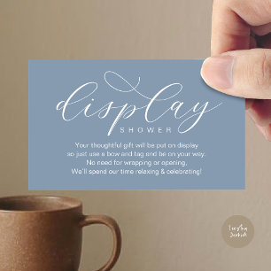 Carte D'accompagnement Douche à écran mariage, minimaliste élégant modern