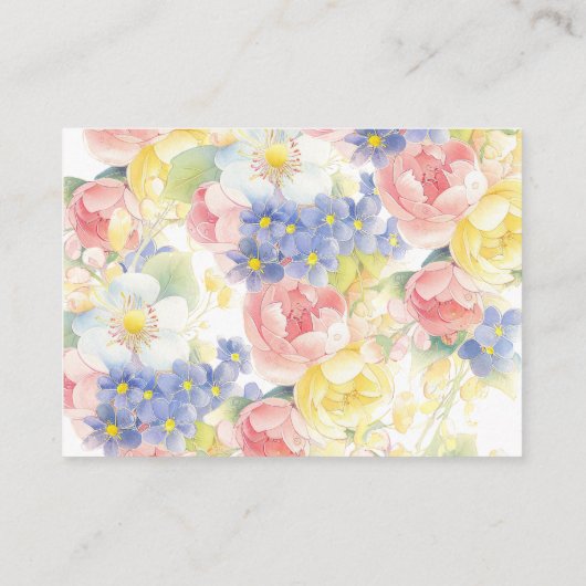 Carte D'accompagnement Douche à écran papillon (Dos)