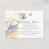 Carte D'accompagnement Douche à écran papillon (Devant)