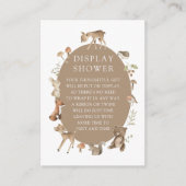 Carte D'accompagnement Douche à écran Woodland Wonder (Devant)