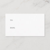 Carte D'accompagnement Douche Affichage Abeille et Fleur Sauvage Jaune (Dos)