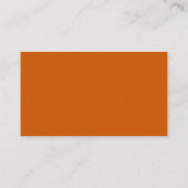 Carte D'accompagnement Douche automnale simple | Burnt Orange Apportez un (Dos)