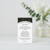 Carte D'accompagnement Douche d'affaires élégante (Debout devant)