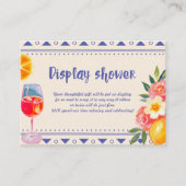 Carte D'accompagnement Douche de démonstration de citron italien La Dolce (Devant)